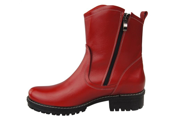 Damenstiefel Naturleder Rot 122 ElitaBut