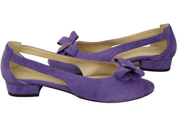 Schuhe Damen Sandalen Lila Natürliches Wildleder 994 Kombination aus Stil und Komfort ElitaBut