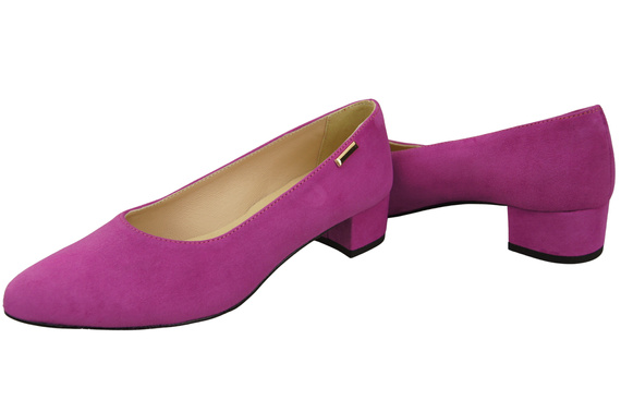 Bequeme Damen-Schuhe Cyclamen aus echtem Veloursleder 220 Z ElitaBut