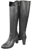 Stilvolle Damen Graphit Stiletto Stiefel Naturleder 211 ElitaBut