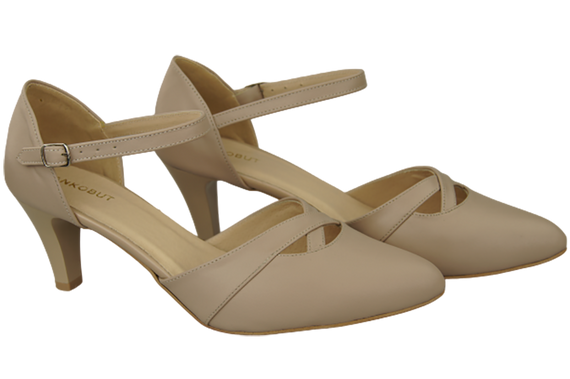 Damenschuhe Sandalen Cappuccino Grain Naturleder 151 ElitaBut