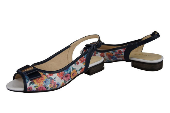 Damenschuhe Sandalen, Naturleder Flower 860 ElitaBut