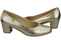 Damenschuhe Pumps Naturleder 172 Gold ElitaBut