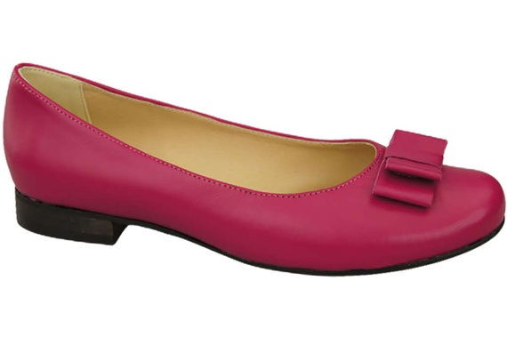 Damen Ballerinas Naturleder Lila 702 ElitaBut