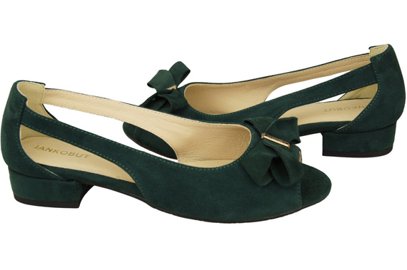 Schuhe Damensandalen Grünes natürliches Wildleder 994 Kombination aus Stil und Komfort ElitaBut