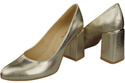 Damenschuhe Goldene Pumps, Naturleder 179 ElitaBut