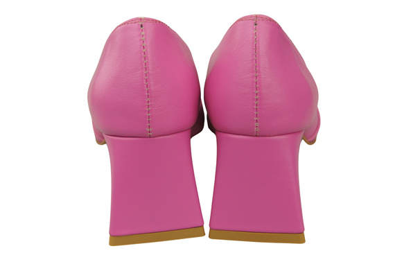 Damen Pumps Fuchsie Echtleder Spitz Zehen Absatz ElitaBut 221