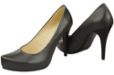 Damen Footwear Graphit Stiletto Pumps Naturleder 205 ElitaBut