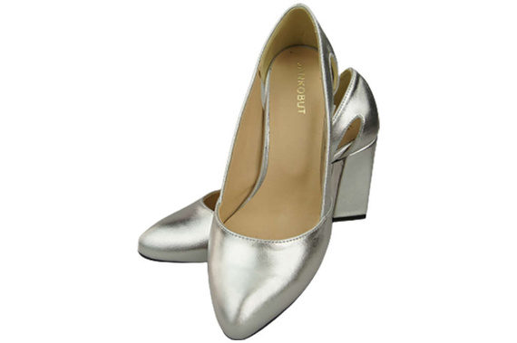 Damenschuhe Silber Pumps Naturleder 184 ElitaBut