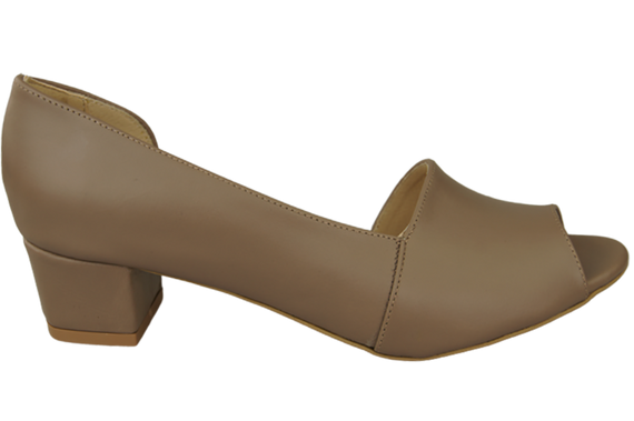 Damenschuhe Cappuccino Sandalen Naturleder 147 ElitaBut