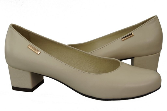 Damenschuhe Pumps Naturleder 116 Beige ElitaBut