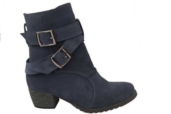 Damenstiefel Naturveloursleder Graphit 119 ElitaBut