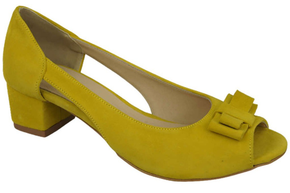 Damenschuhe Zitronensandalen, natürliches Wildleder 145 von ElitaBut