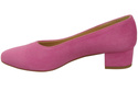 Bequeme Damen-Schuhe Fuchsie aus echtem Veloursleder 220 Z ElitaBut