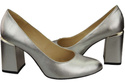 Damenschuhe Silber Pumps Naturleder 179 ElitaBut