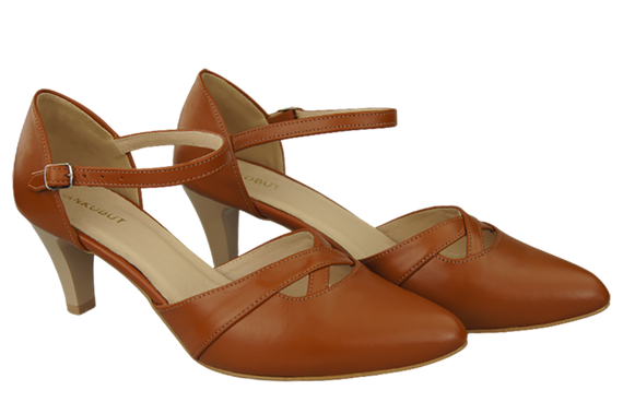 Damenschuhe Sandalen Rot Naturleder 151 ElitaBut