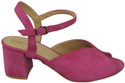Damenschuhe Sandalen Fuchsia Naturleder Wildleder 185 ElitaBut