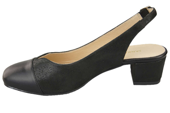 Damenschuhe Sandalen Naturleder 165 Schwarz ElitaBut