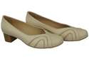 Damenschuhe Pumps Naturleder Beige Ecru 786 ElitaBut