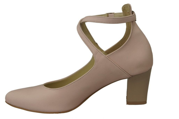 Damenschuhe Pumps Rosa Puder Naturleder 118 ElitaBut