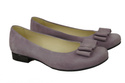 Damenschuhe Ballerinas Lila, Naturleder, Wildleder 126 ElitaBut