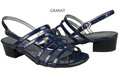 Damenschuhe Sandalen mit flachem Absatz Marineblau 622 ElitaBut