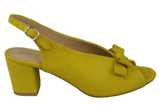 Damenschuhe Zitronensandalen, Naturleder, Wildleder 148 ElitaBut