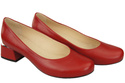 Damenschuhe Pumps Naturleder 159 Rot ElitaBut