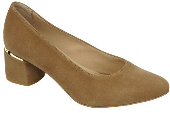 Damenschuhe Olivenpumps Natürliches Wildleder 143 Von ElitaBut