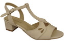 Damenschuhe Beige Sandalen, Naturleder 169 ElitaBut