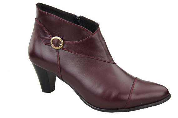 Damenschuhe Frühling/Herbst Naturleder Burgund 100 L ElitaBut