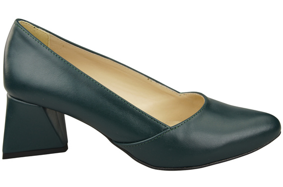 Damen Pumps Malachit Echtleder Spitz Zehen Absatz ElitaBut 221