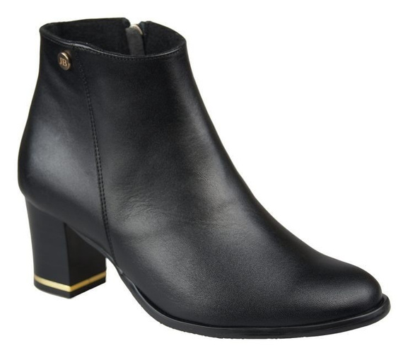 Damenschuhe, wärmend, Naturleder, Schwarz 879 von ElitaBut
