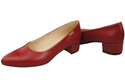Damen Pumps Rot mit niedrigem Absatz zeitlose Eleganz und Komfort 220 ElitaBut