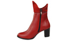 Damen-Winterstiefel, Naturleder, Rot 137 ElitaBut