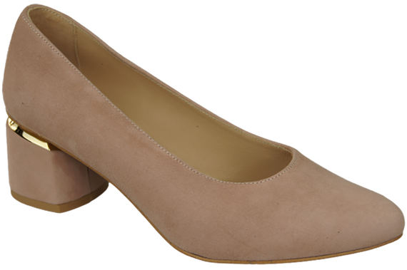 Damenschuhe Pumps Rosa Natürliches Wildleder 143 Von ElitaBut