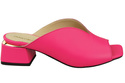 Damen Schuhe Absätze Flip Flops Neon Rosa Naturleder 210 ElitaBut