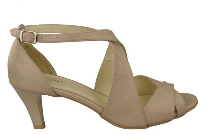 Damenschuhe Sandalen Cappuccino Grain Naturleder 130 ElitaBut