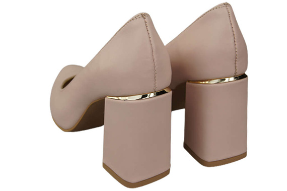 Damenschuhe Pumps Rosa Puder Naturleder 179 ElitaBut