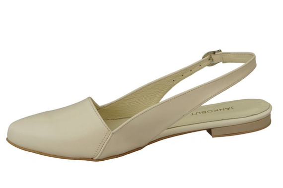 Schuhe Damen Sandalen Beige Naturleder 996 ElitaBut