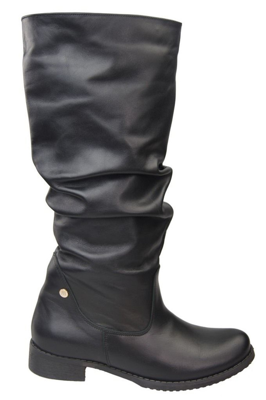 Schuhe Damenstiefel, Stiefel, Naturleder 123 Schwarz ElitaBut