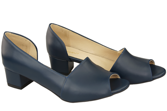 Damenschuhe Sandalen Marineblau Naturleder 147 ElitaBut