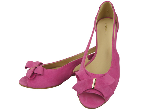 Schuhe Damensandalen Fuchsia Naturleder Wildleder 994 Kombination aus Stil und Komfort ElitaBut