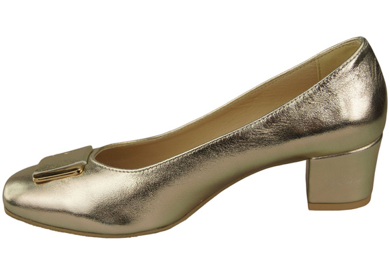 Damenschuhe Pumps Naturleder 187 Gold ElitaBut