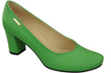 Klassische Damen Limette Leder Mandel Nase Pumps 201 ElitaBut