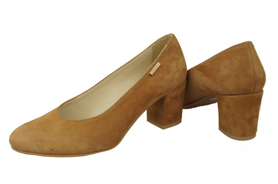 Damenschuhe Rote Pumps Natürliches Wildleder 125 ElitaBut