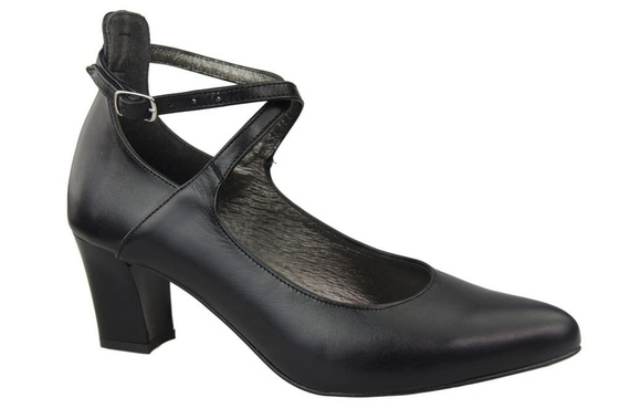 Damenschuhe Pumps Schwarz Naturleder 118 ElitaBut