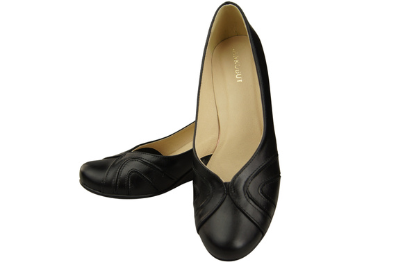 Damen Schwarz Naturleder Gestiefelte Schuhe 828 ElitaBut