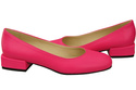 Bequeme Frauen Schuhe Neon Rosa Flats Natural Leder 204 ElitaBut