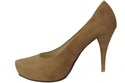Damenschuhe Pumps Oliv Naturleder Wildleder 644 ElitaBut